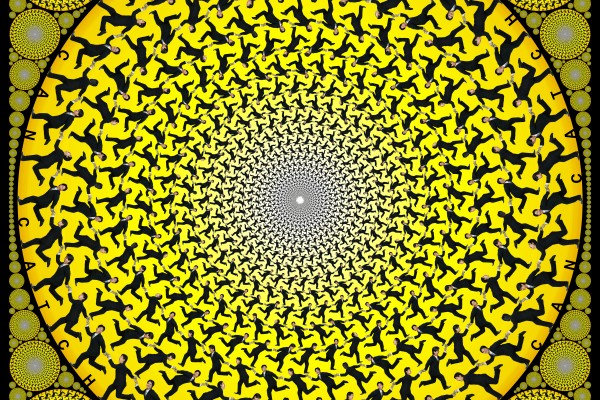 Catch Me If You Can 나 잡아봐라, Photograph, Computer graphic, Digital print, 150×150cm, 2009.jpg