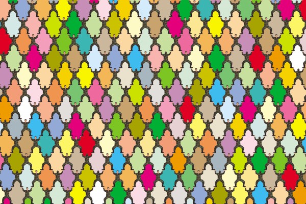 Camouflage 위장, Photograph, Computer graphic, Digital print, 150×150cm, 2002.jpg