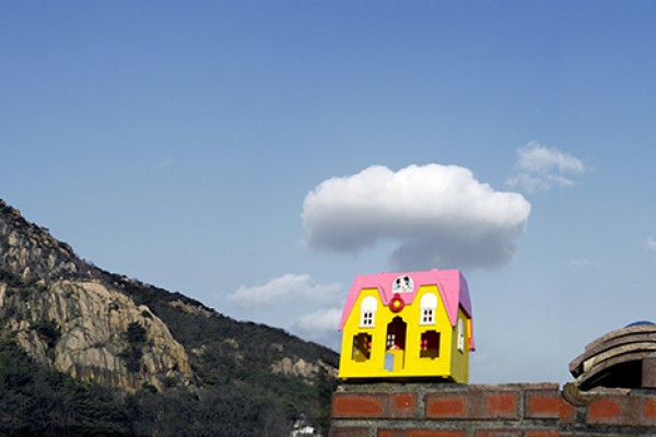 미키네 집 - 구름 Digital Photo  Print,90x260cm,2005-6.jpg